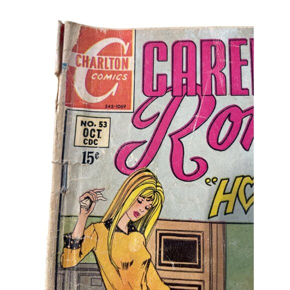 Charlton Comics Career Girl Romances Vol. 4 #53 October 1969 Bagged Boarded - Picture 2 of 8